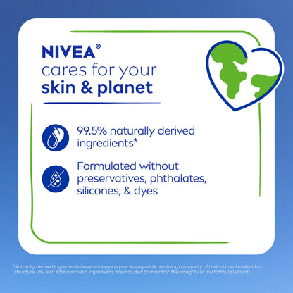 NIVEA Moisture Lip Care, Hydrating Lip Balms with Shea Butter, 4 x 0.17 OZ NIVEA