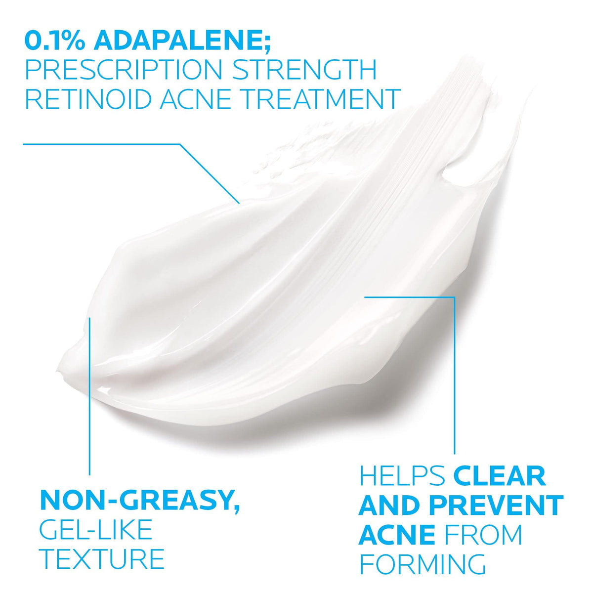 La Roche-Posay Effaclar Adapalene Gel 0.1% Acne Treatment, 1.6oz La Roche-Posay