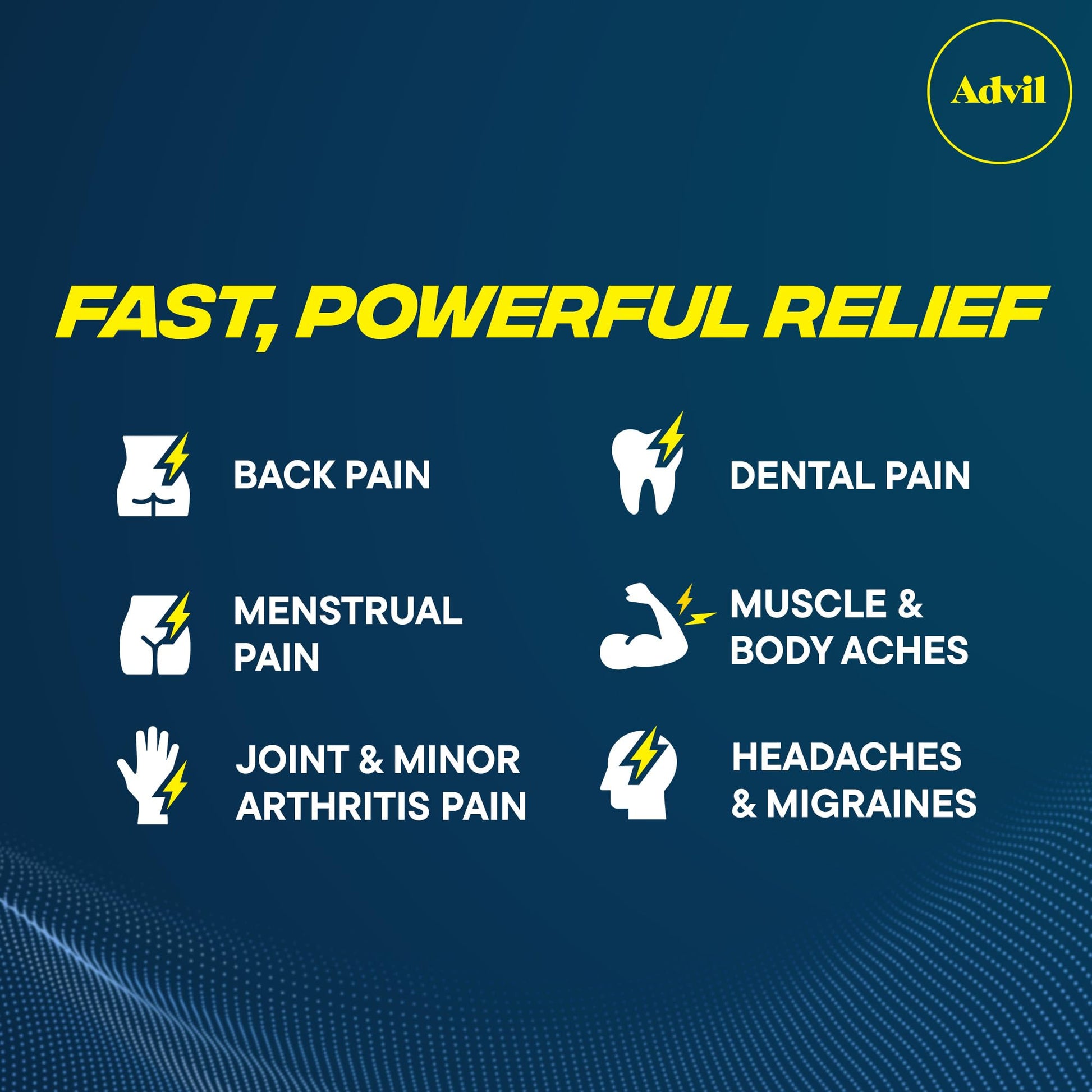 Advil Dual Action Back Pain Caplets Delivers 125mg Ibuprofen and 250mg Acetaminophen Per Dose for 8 Hours of Back Pain Relief - 144 Count Advil buy australia supplements