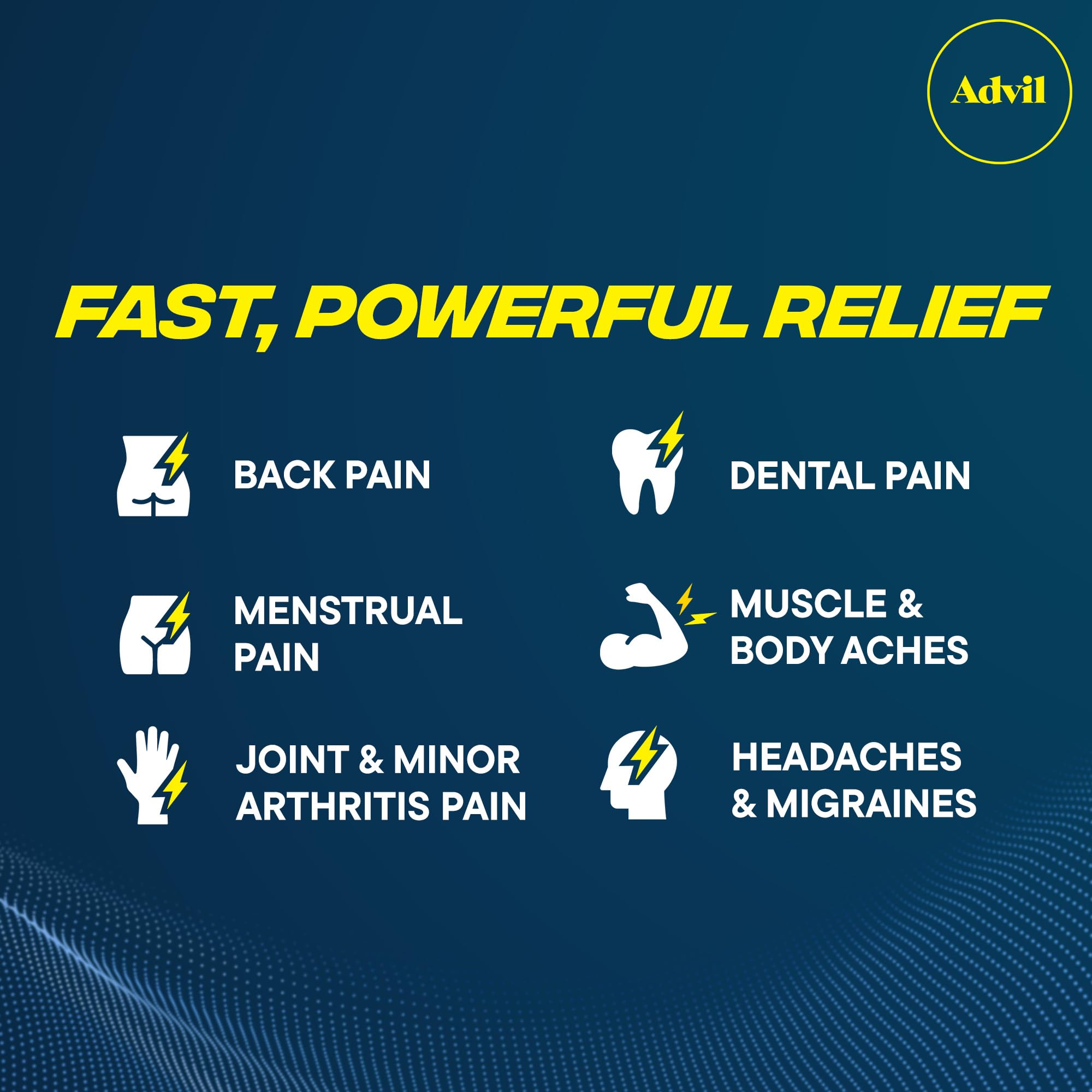 Advil Dual Action Back Pain Caplets Delivers 125mg Ibuprofen and 250mg Acetaminophen Per Dose for 8 Hours of Back Pain Relief - 144 Count Advil buy australia supplements