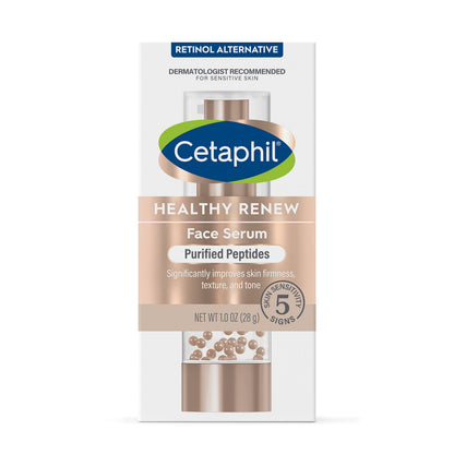 Cetaphil Healthy Renew Anti-Aging Face Serum, Peptides, Retinol-Free, 1oz Cetaphil