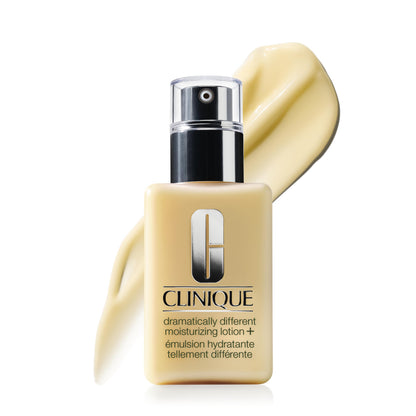 Clinique Dramatically Different Moisturizing Lotion+ | Hydrating Face Mositurizer With Glycerin and Urea | Strengthens Skin Barrier | Step 3 in 3-Step Skin Care Routine, 4.2 Fl Oz Clinique