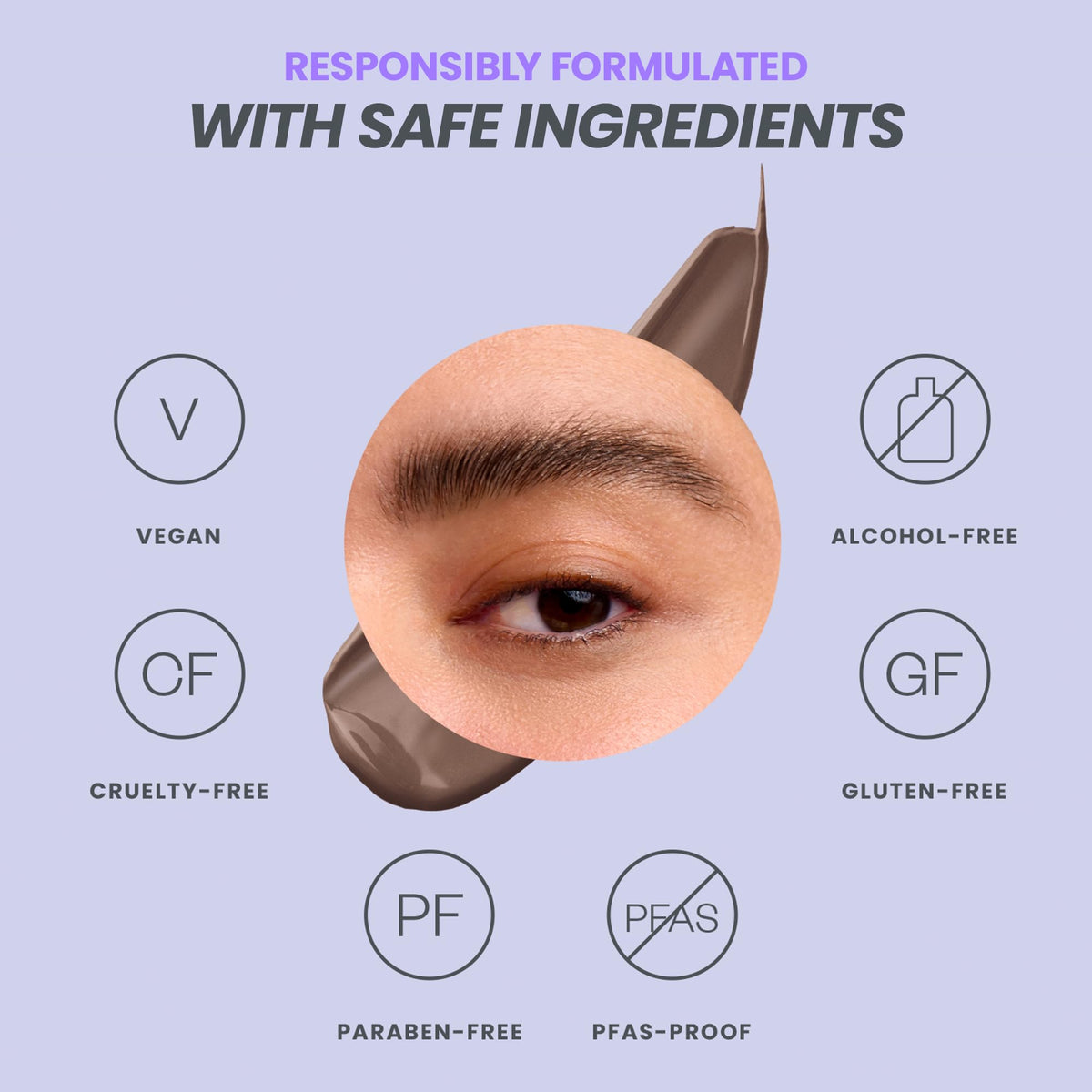 Wonderskin Eyebrow Stain - Long Lasting Brow Tint, Smudge & Transfer Proof Wonderskin
