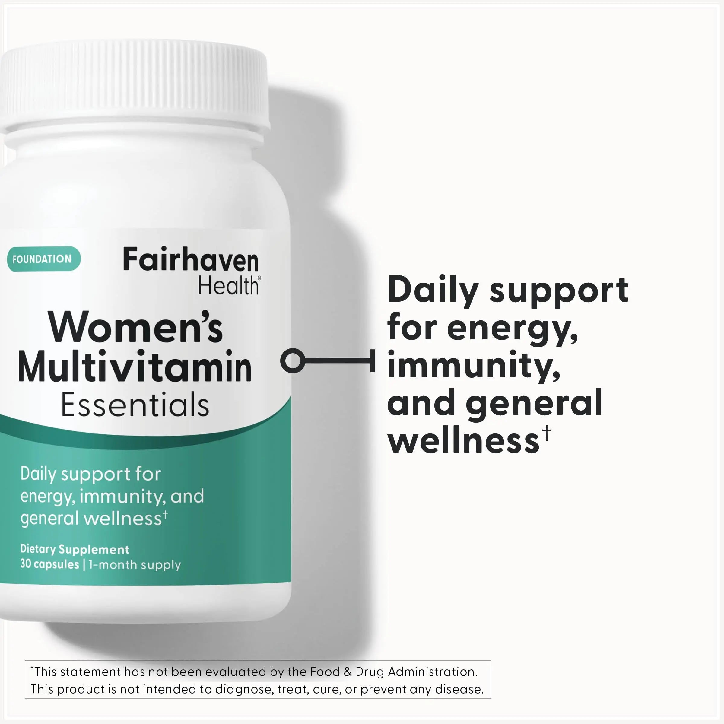 Fairhaven Health Womens Multivitamin Essentials | Once Daily Multivitamin for Women Support for Energy, Immune Health, Eye Health, Hormone Balance | Fairhaven Health buy australia supplements