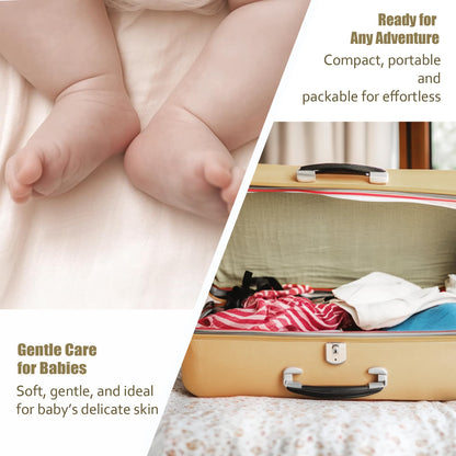 Ourmed Life Face Towels, Disposable Biodegradable Facial Towels for Sensitive Skin ourmed life