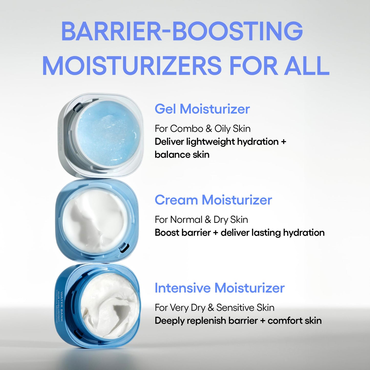 LANEIGE Water Bank Blue Hyaluronic Cream Moisturizer: Hydrating Korean Face Cream with Squalane & Ceramide LANEIGE