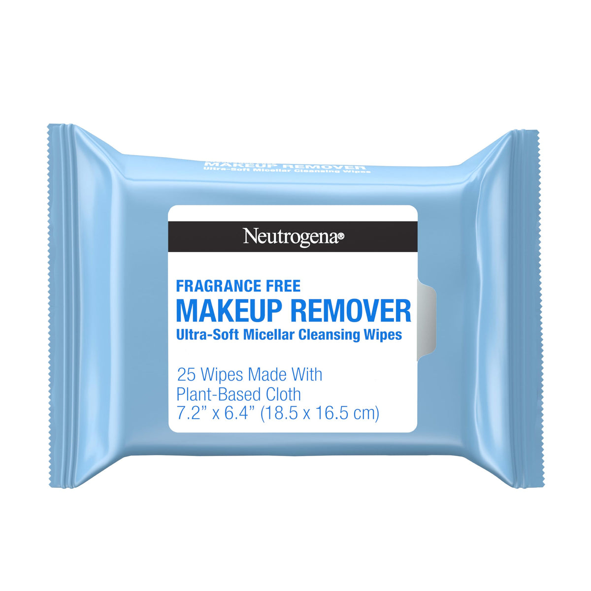 Neutrogena Makeup Remover Wipes, Fragrance-Free, 25 Ct Neutrogena
