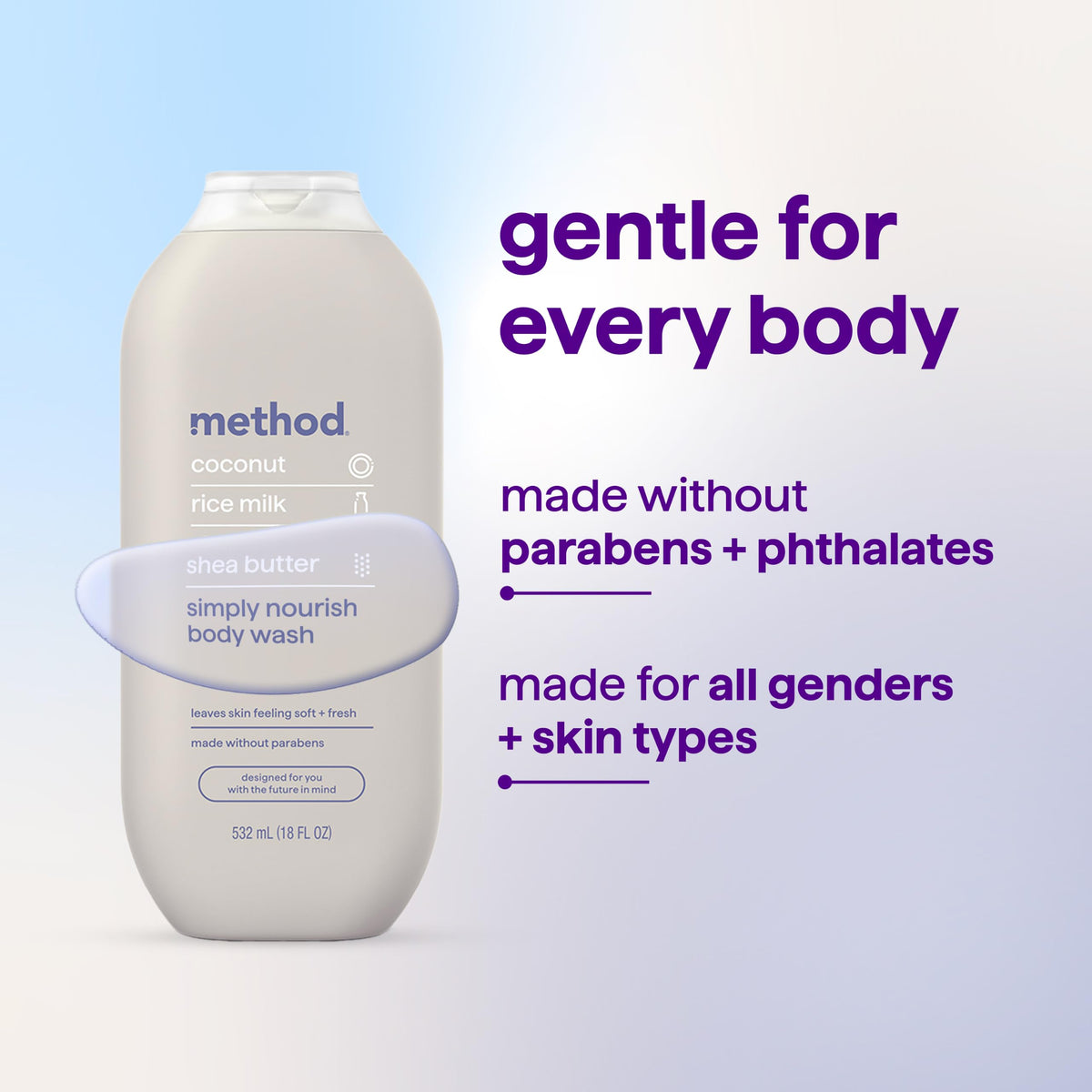 method Body Wash, Simply Nourish, 18 fl oz Method