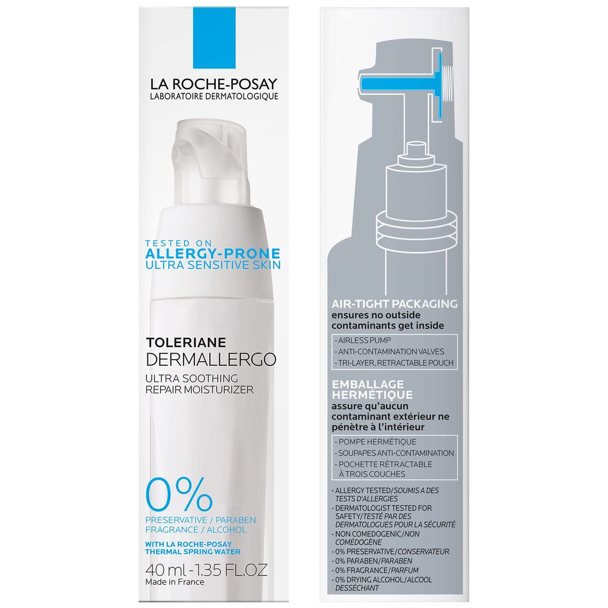 La Roche-Posay Toleriane Dermallergo Face Moisturizer, 1.35oz La Roche-Posay