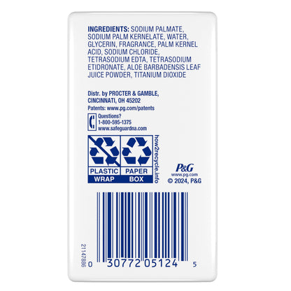 Safeguard Micellar Deep Cleansing Bath Bar Soap, Washes Away 99 Percent of Bacteria, Leaves Skin Soft, Made with Plant Based Cleansers, Fresh Clean Scent with Aloe, 3.2 oz (2 Count) Safeguard