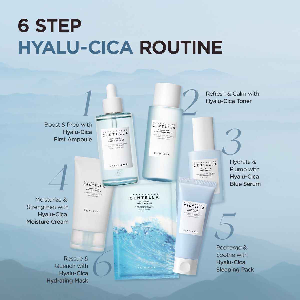 SKIN1004 Hyalu-Cica Moisture Cream, Face Moisturizer with Hyaluronic Acid, Centella Cream for Deep Hydration, Lightweight Nourishing Gel Moisturizer for Face, Korean Skin Care, 2.53 fl oz / 75ml SKIN1004