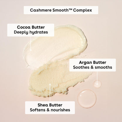 eos Cashmere Skin Collection Post-Shave Smooth Body Cream- Vanilla, 7 fl oz eos