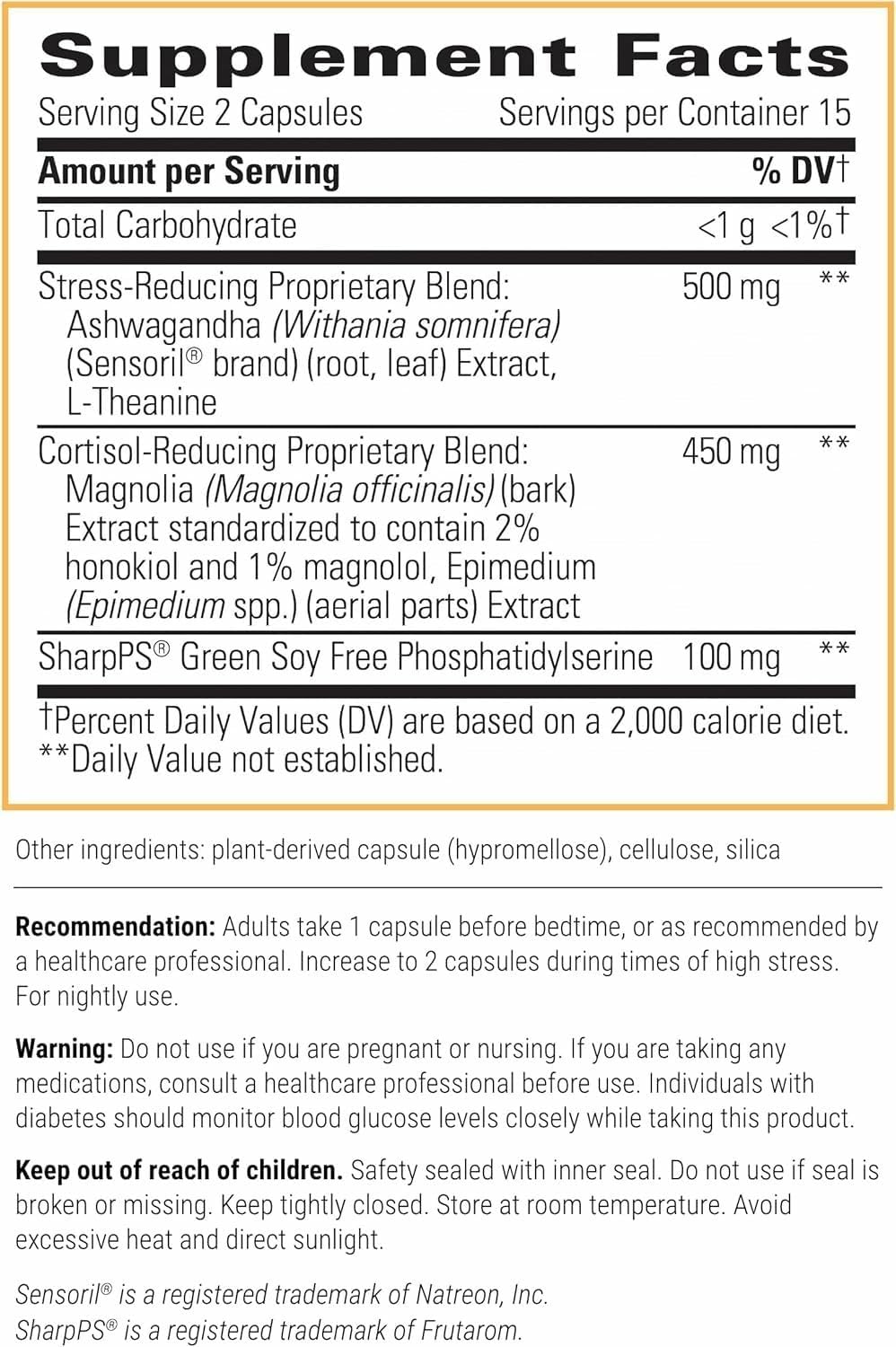 Integrative Therapeutics Cortisol Manager Allergen Free - Adrenal Health Support Supplement for Healthy Stress Response* - Vegan, Non-Dairy & Gluten-Free - 30 Capsules (15 Servings) Integrative Therapeutics buy australia supplements