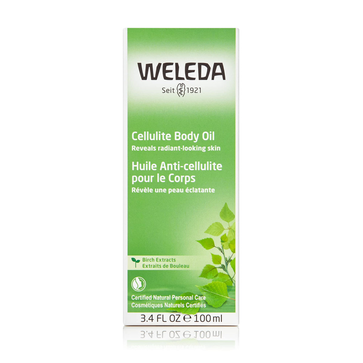 Weleda Birch Cellulite Body Oil 3.4 Fluid Ounce, Plant-Rich Oil with Birch, Rosemary and Jojoba Weleda