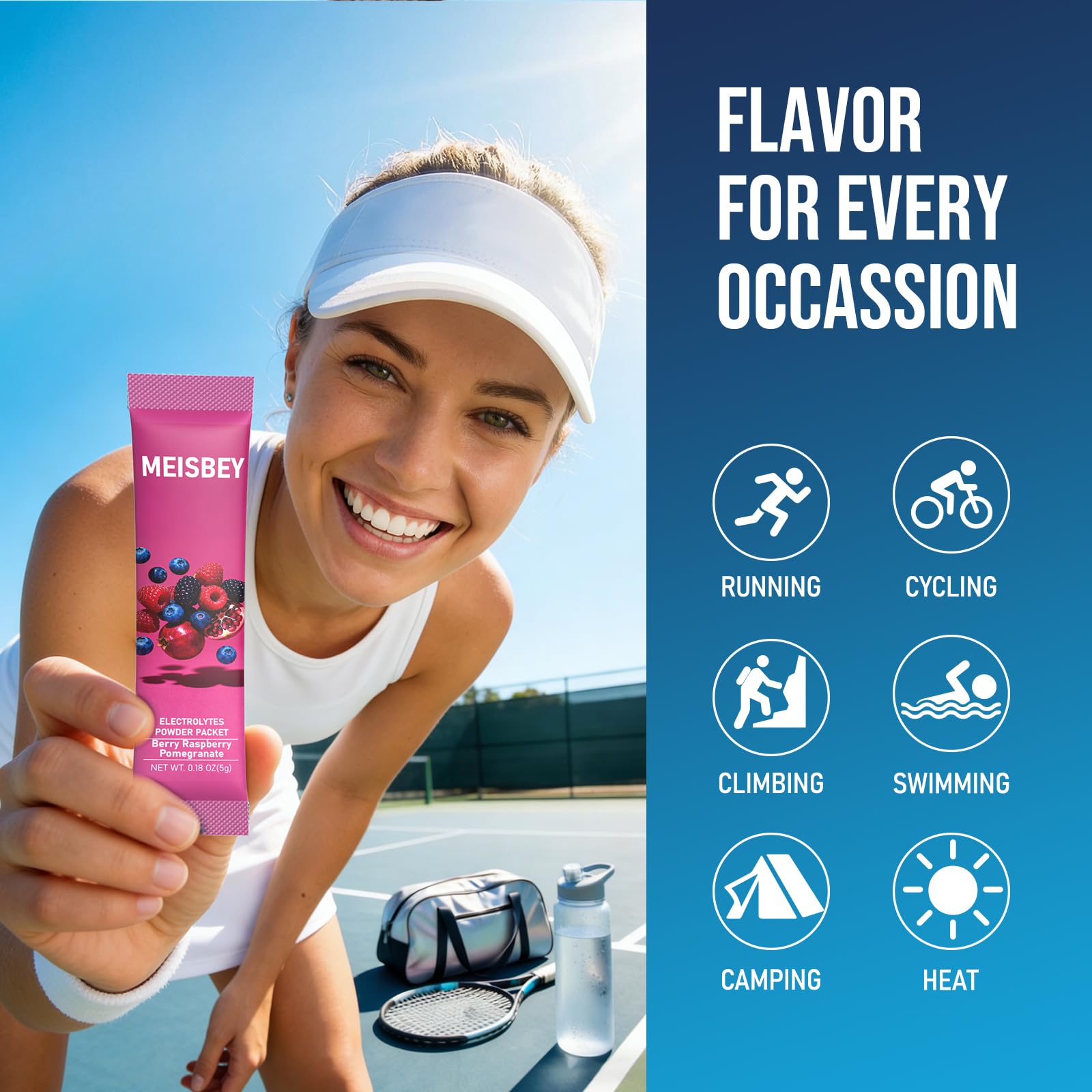 Meisbey Electrolyte Powder Packets – 32 Sticks Sugar Free Hydration Packets, Liquid Daily IV Electrolyte Hydration Powdered Drink Mix with Vitamins & Minerals, Keto Friendly, Vegan, Non-GMO Meisbey buy australia supplements