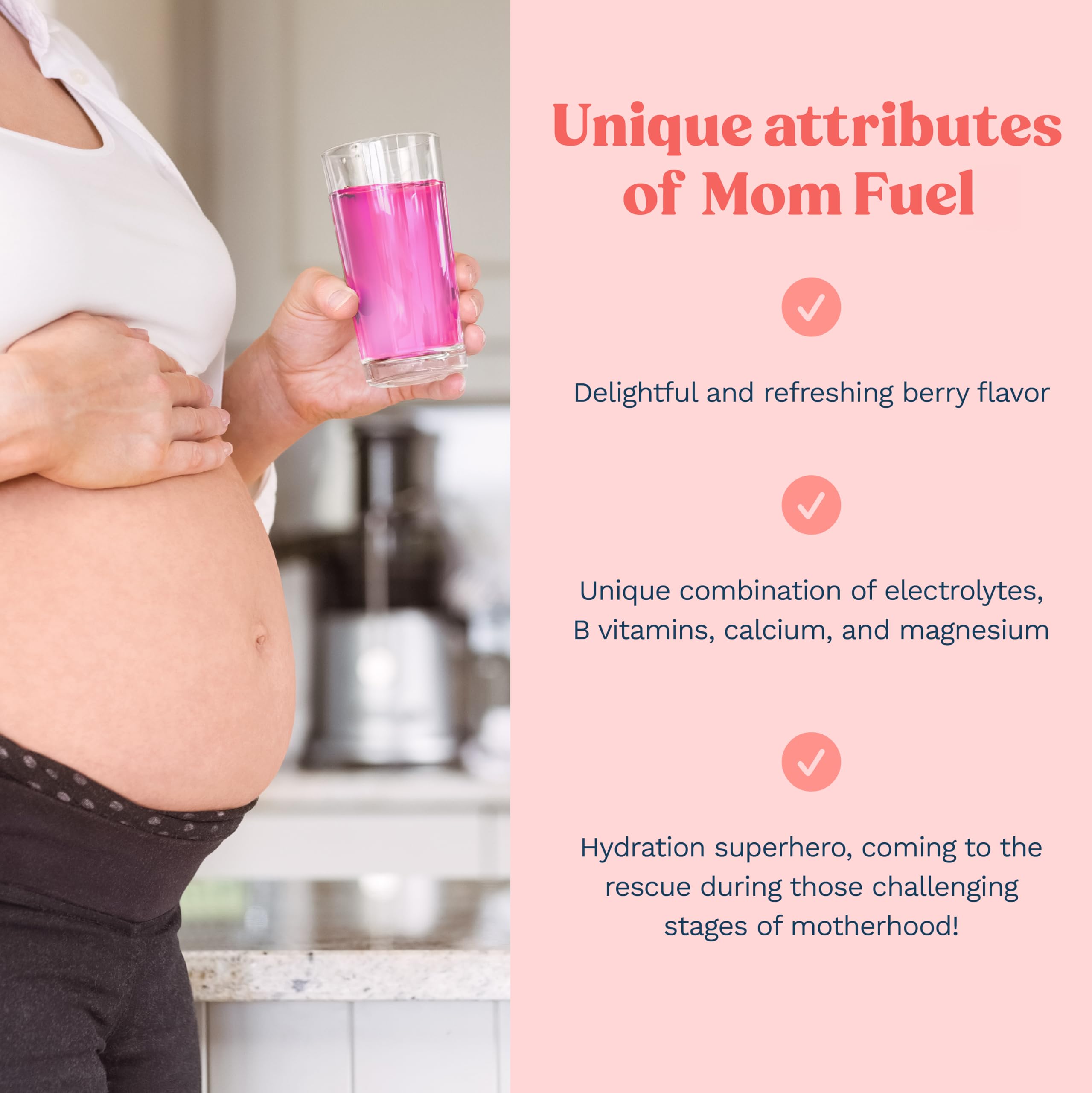Mommy Knows Best Mom Fuel Electrolyte Drink Mix for Moms, Hydration Support - for Pregnancy, Prenatal, Electrolytes + Trace Minerals, Lactation Drink Mix Supplement (32 Count) Mommy Knows Best buy australia supplements