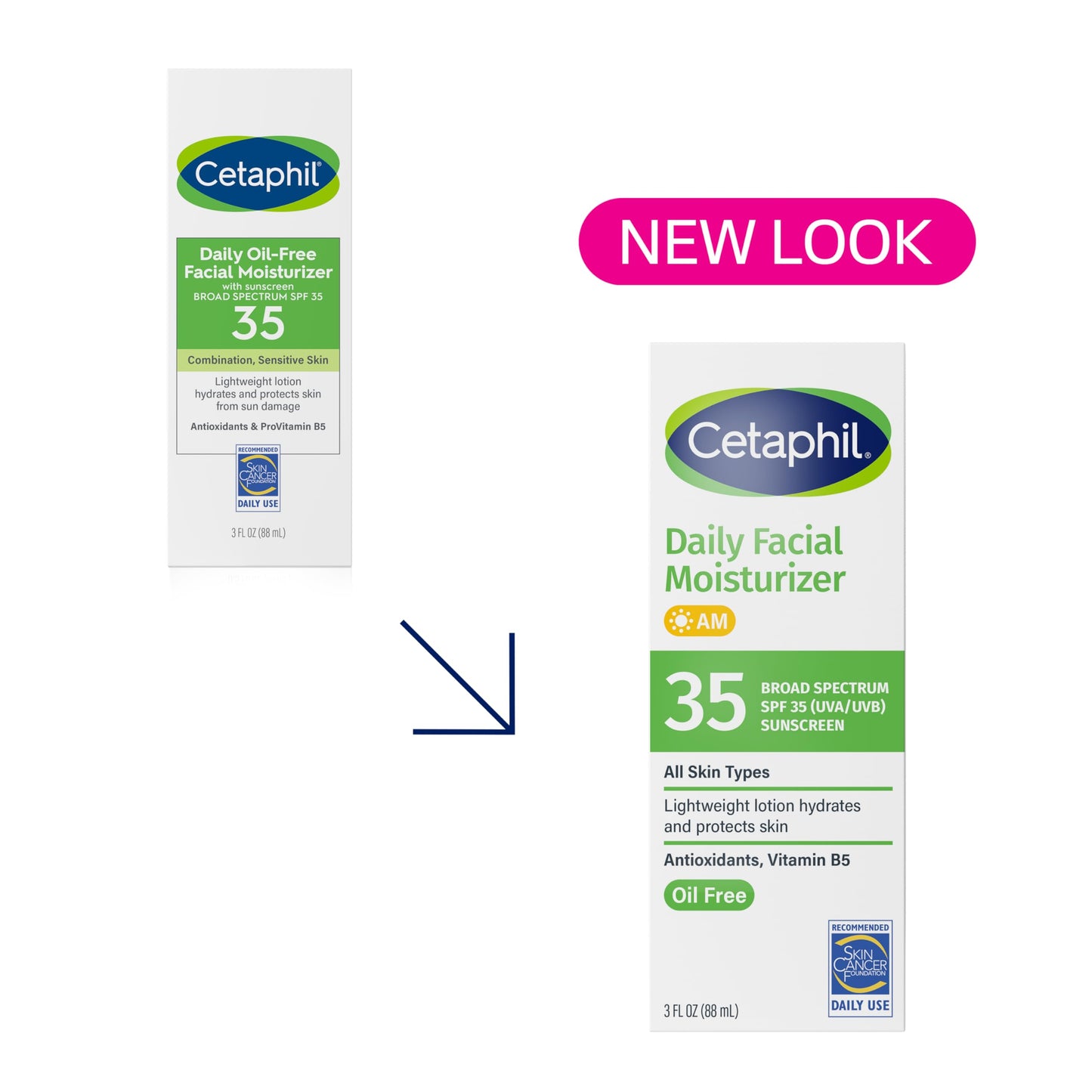 Cetaphil Oil-Free Face Moisturizer, SPF 35, Dry & Oily Combo Skin, 4oz | SPF 35 Daily Moisturizer, Fragrance-Free, Non-Comedogenic, Dry To Oily Combination Skin, Dermatologist Recommended Skincare Gsupps Australia