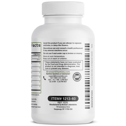 Bronson Liver Detox Advanced Detox & Cleansing Formula Supports Health Liver Function with Milk Thistle, Dandelion Extract, Turmeric, Artichoke Leaf & More Bronson