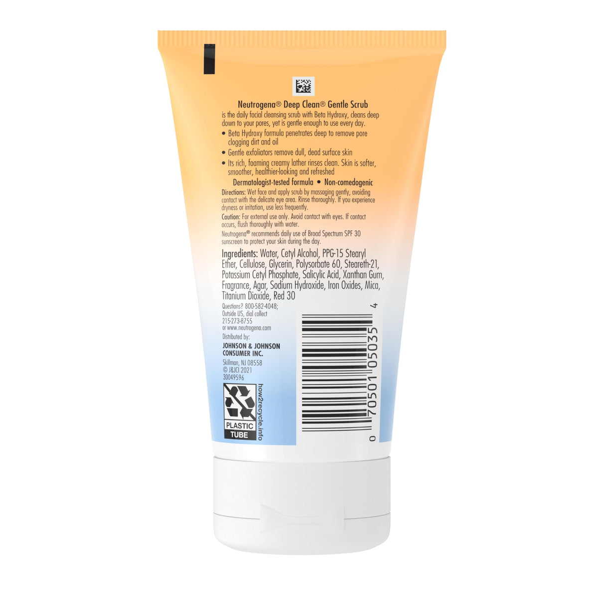 Neutrogena Deep Clean Gentle Daily Facial Scrub, 4.2 fl. Oz Neutrogena