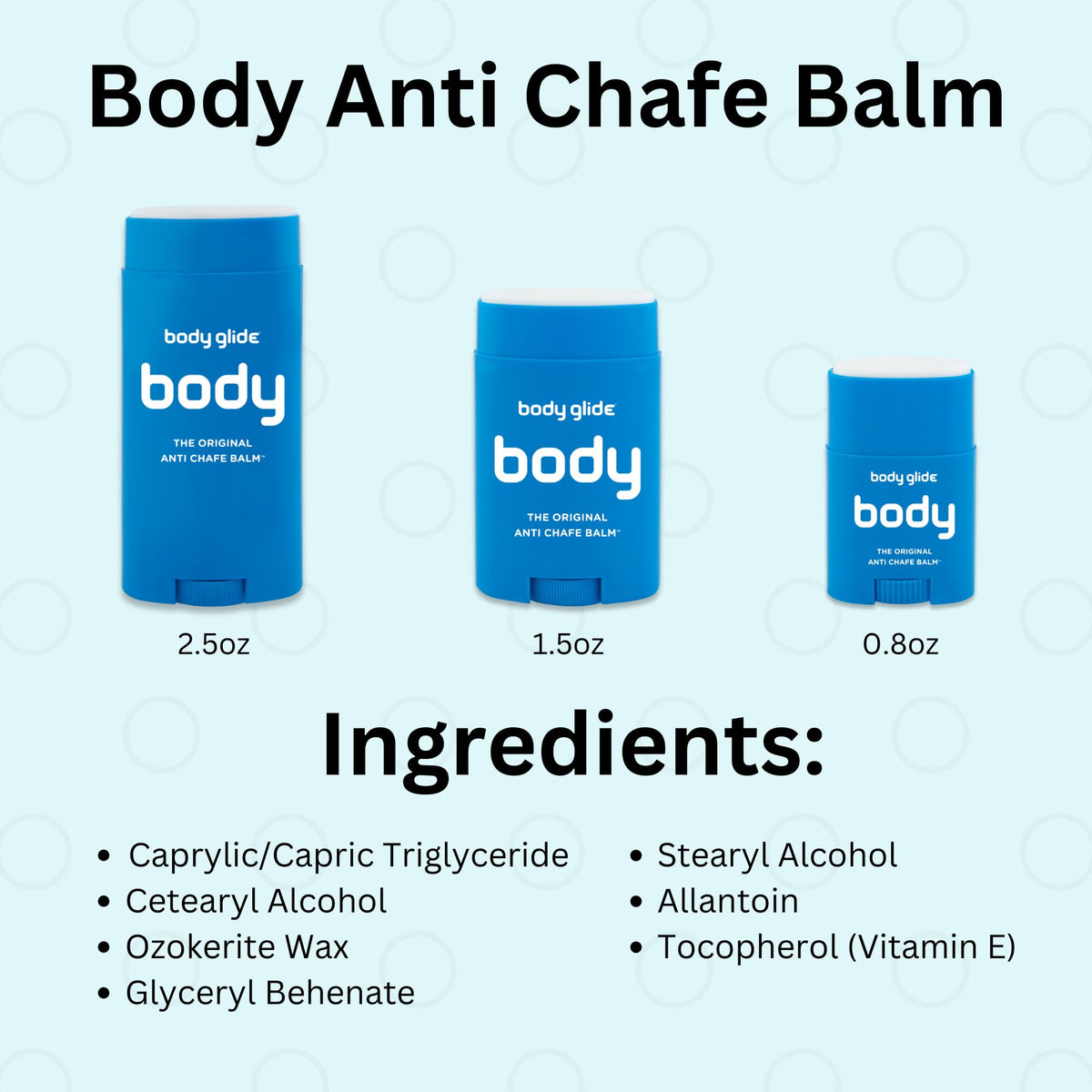 Body Glide Original Anti Chafe Balm | No Chafing Stick | Prevent Arm, Chest, Butt, Thigh, Ball Chafing & Irritation | Trusted Skin Protection Since 1996 |1.5oz BodyGlide