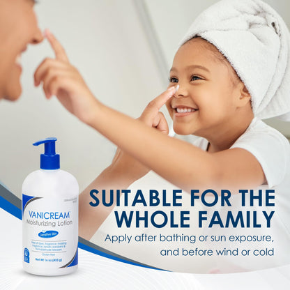 Vanicream Moisturizing Lotion, Body and Face Moisturizer, 16 Oz Pump Vanicream