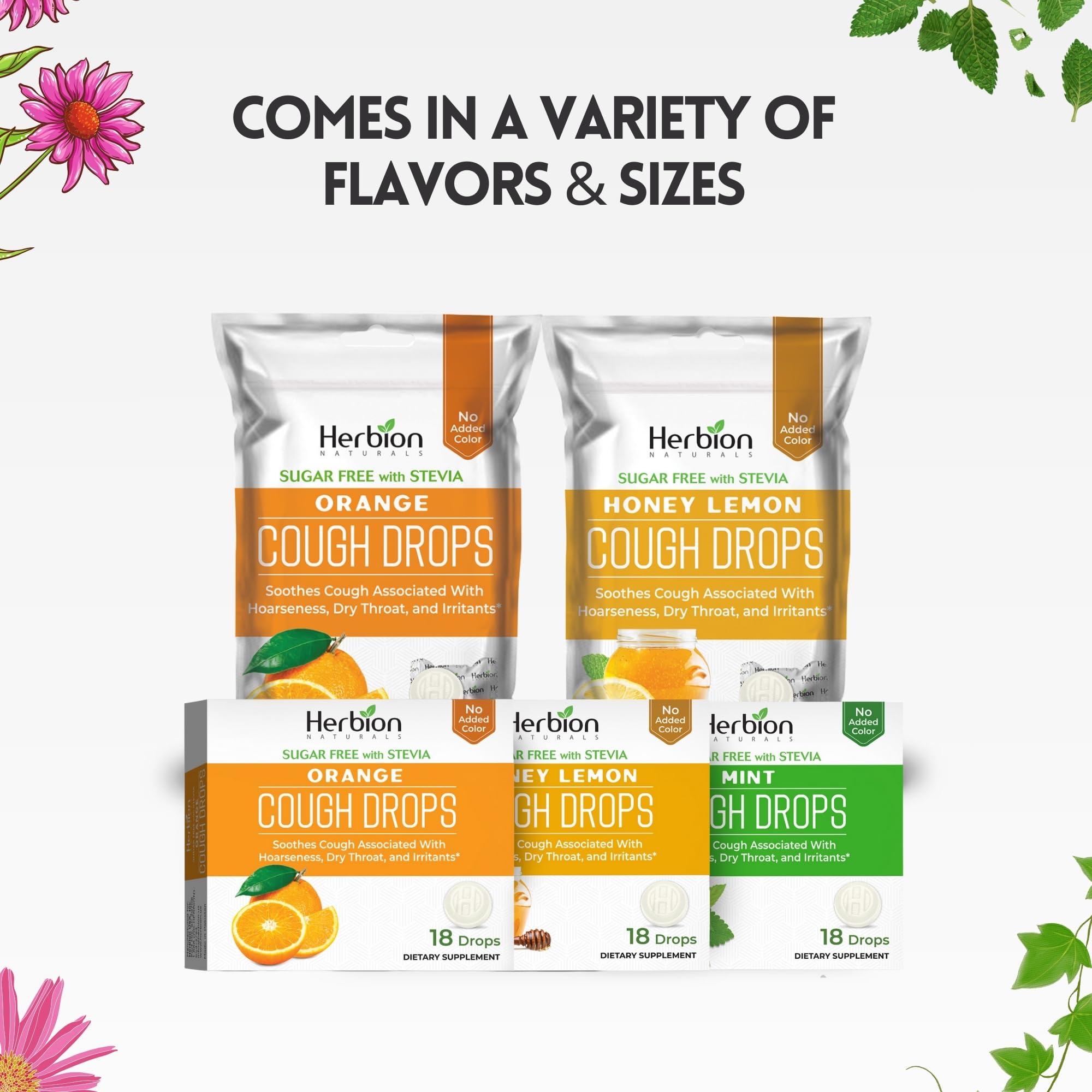 HERBION Naturals Cough Drops, Sugar Free with Stevia, Dietary Supplement, Soothes Cough, for Adults & Children Over 6 Years, 18 Count, Mint, Pack of 1 HERBION buy australia supplements