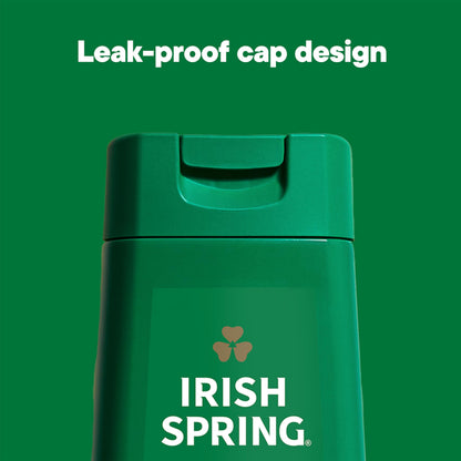 Irish Spring Original Moisturizing Body Wash for Men, 24-Hour Fresh, Face and Body Wash, Men’s Body Wash, Biodegradable Ingredients, Paraben Free, Cool Fresh Scent, 20 fl oz Bottle (2 Pack) Irish Spring