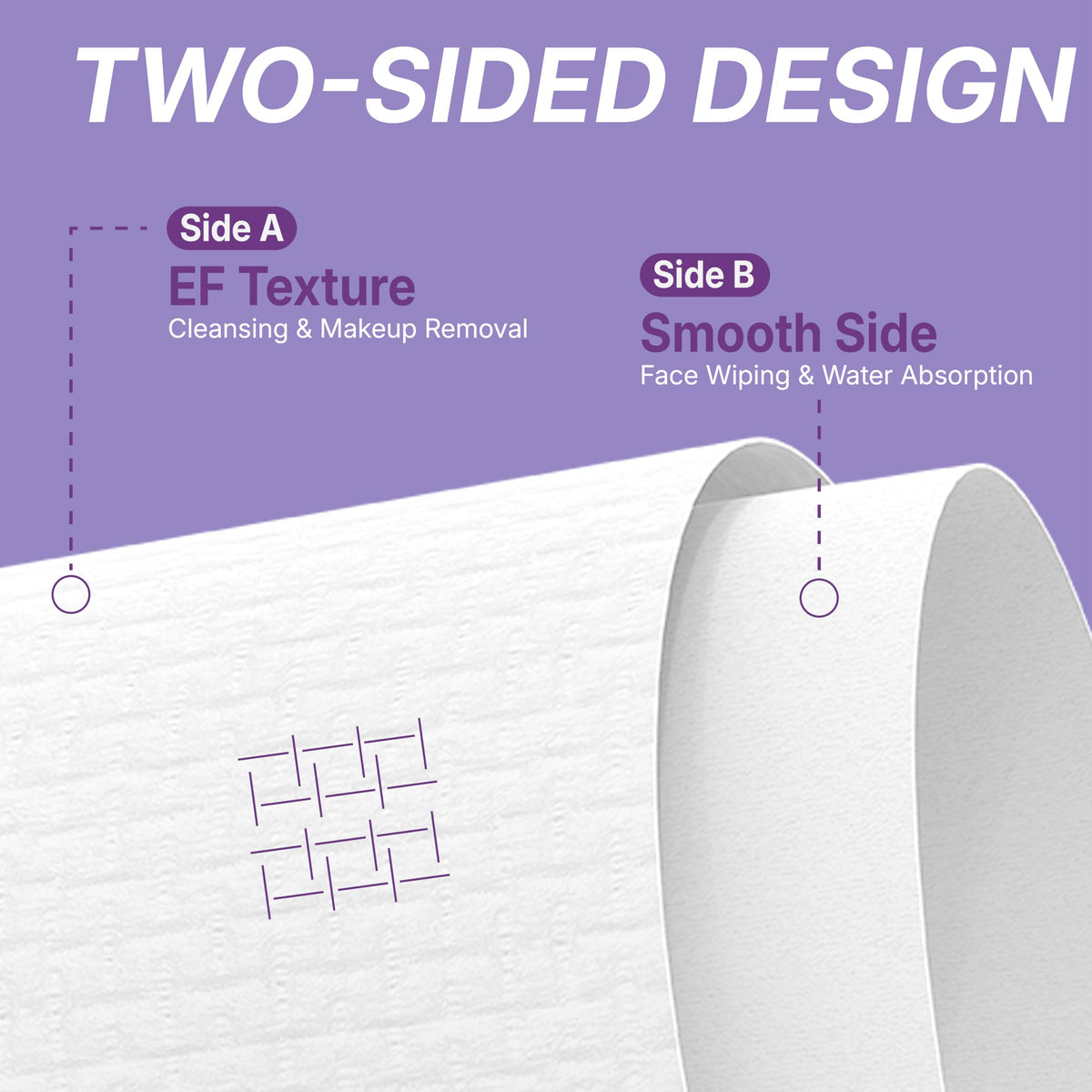 Serenorch Disposable Face Towels XL, 50 Count Serenorch