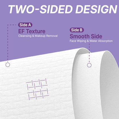 Serenorch Disposable Face Towels XL, 50 Count Serenorch
