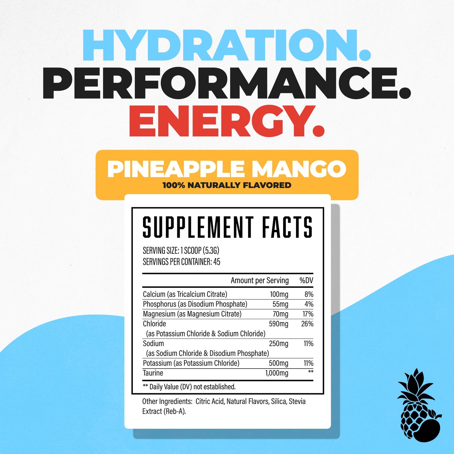 Huge Supplements Electrolytes Powder - Advanced Hydration Formula w/Full Electrolyte Profile - Sugar Free, No Artificial Flavors or Colors - 45 Servings (Artic Lime)