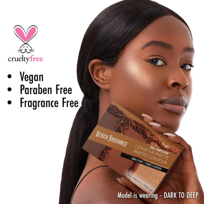 Black Radiance True Complexion Contour Palette, Medium to Dark, 0.38 Ounce Black Radiance