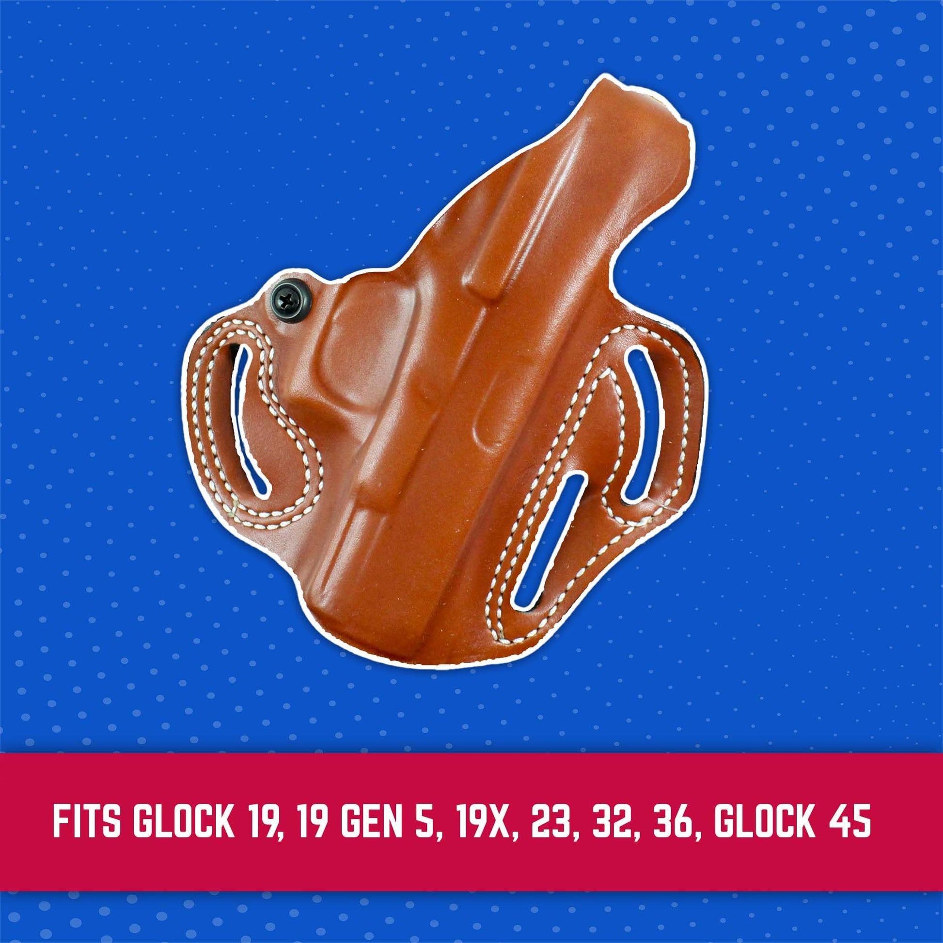DeSantis Thumb Break Scabbard - OWB Gun Holster for Men and Women, Leather Belt Slide Holster for Pistols, Exact Molding, Secure and Highly Concealable OWB Carry Gsupps Australia
