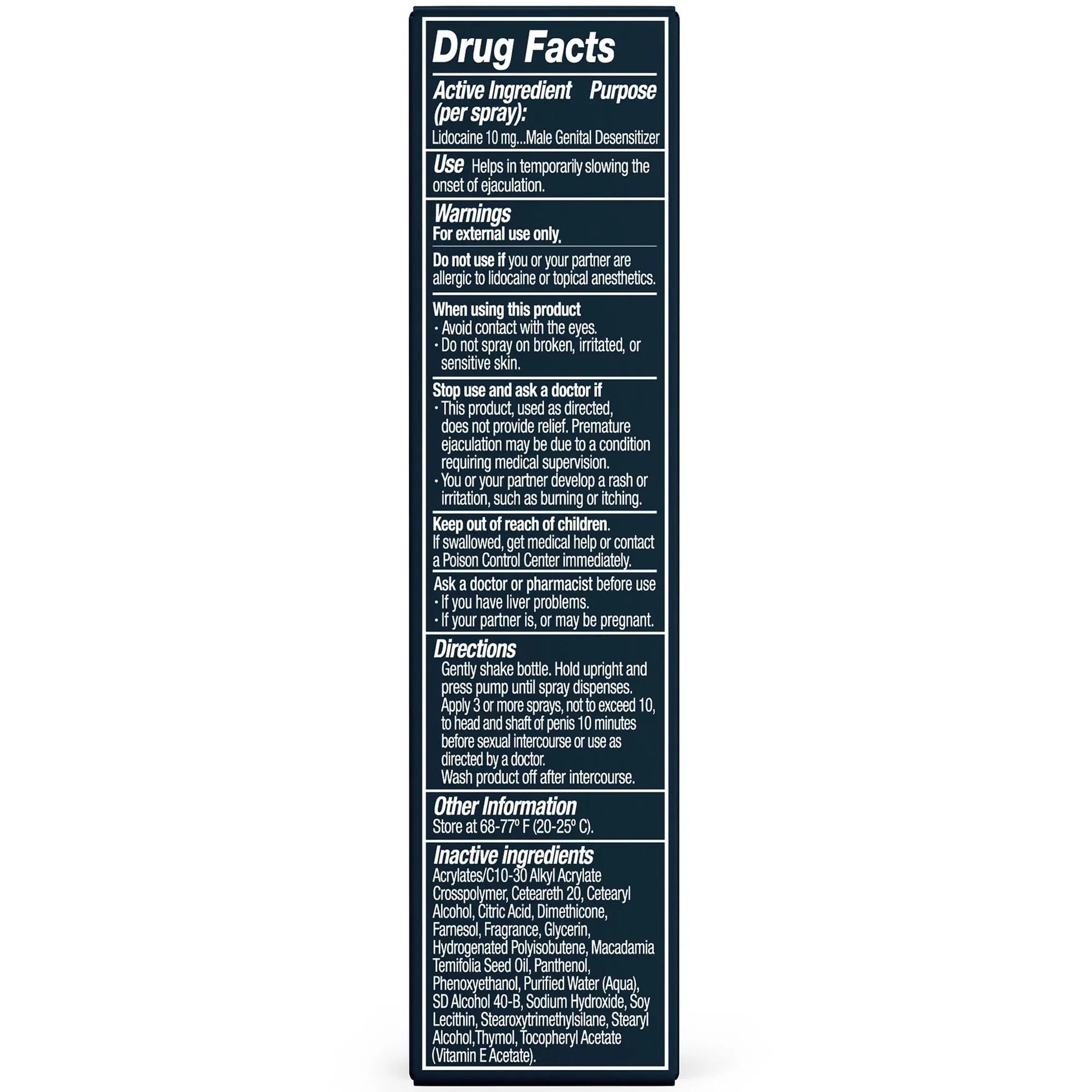 Promescent Desensitizing Delay Spray for Men Clinically Proven to Help You Last Longer in Bed - Better Maximized Sensation + Prolong Climax for Him, 2.6 ml Promescent buy australia supplements