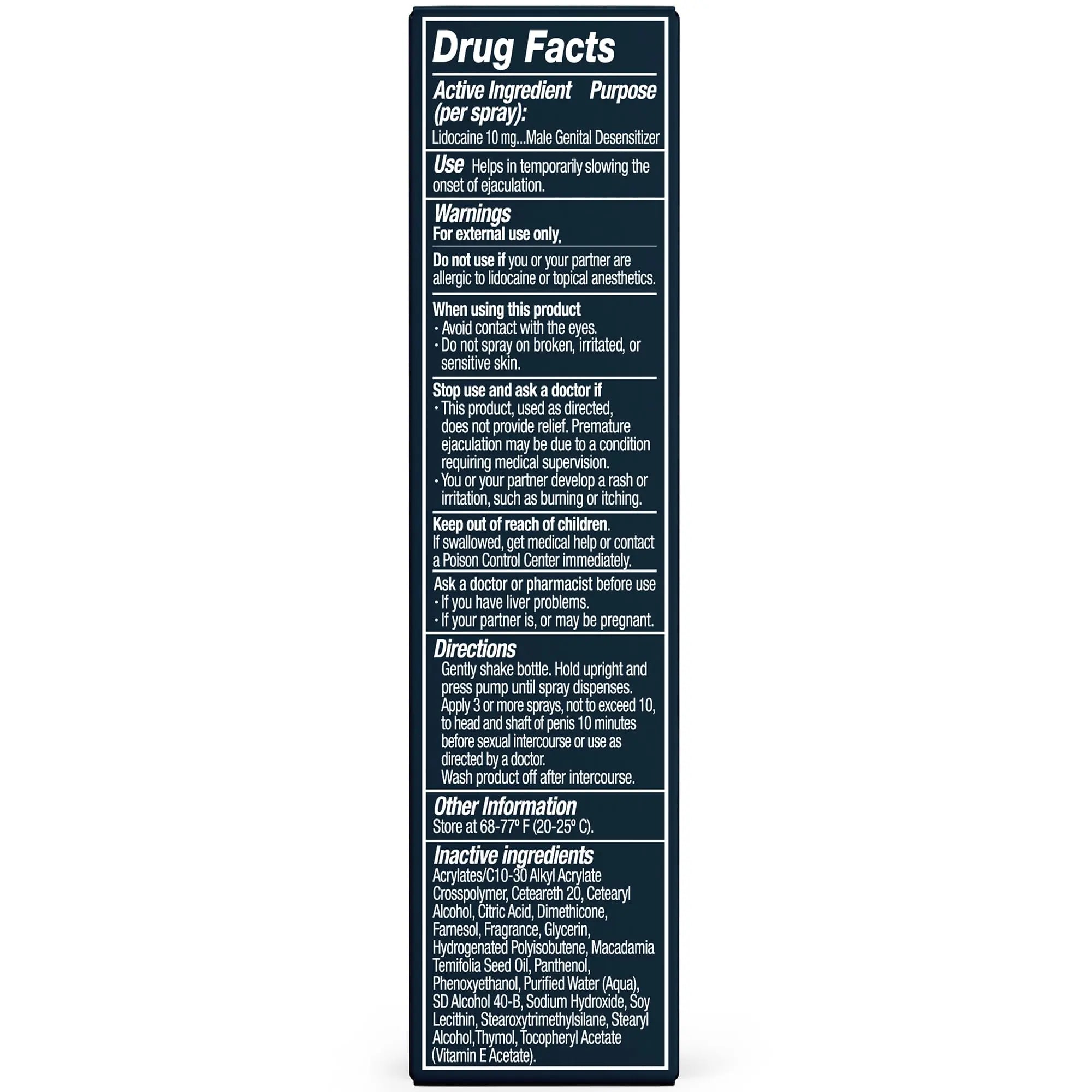Promescent Desensitizing Delay Spray for Men Clinically Proven to Help You Last Longer in Bed - Better Maximized Sensation + Prolong Climax for Him, 2.6 ml Promescent buy australia supplements