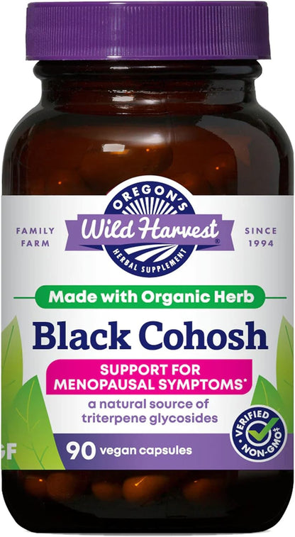 Oregon's Wild Harvest Black Cohosh Organic Herbal Supplement, 90 Count Gsupps Australia