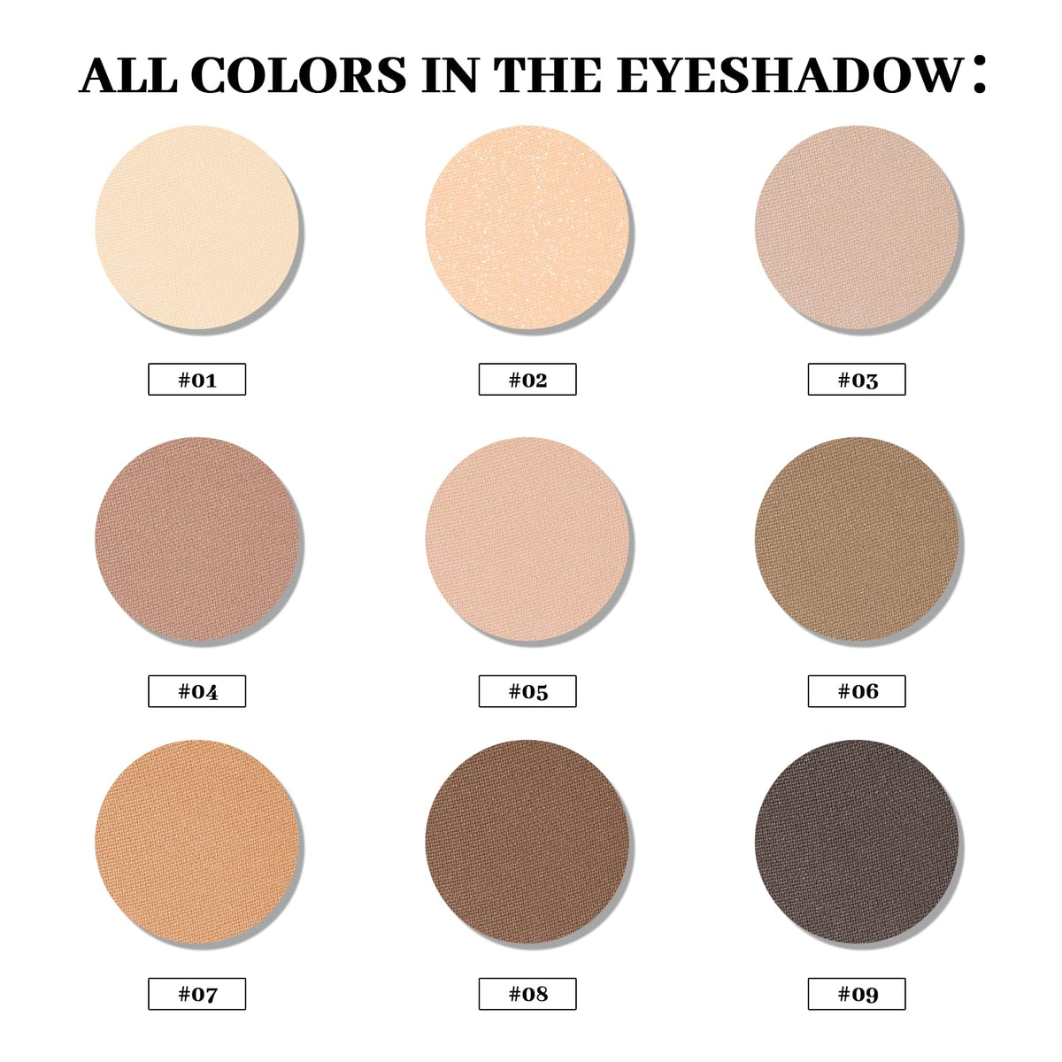 MYSTER ROSEY Matte Eyeshadow Palette, Neutral Nude Eye Shadow Palettes MYSTER ROSEY