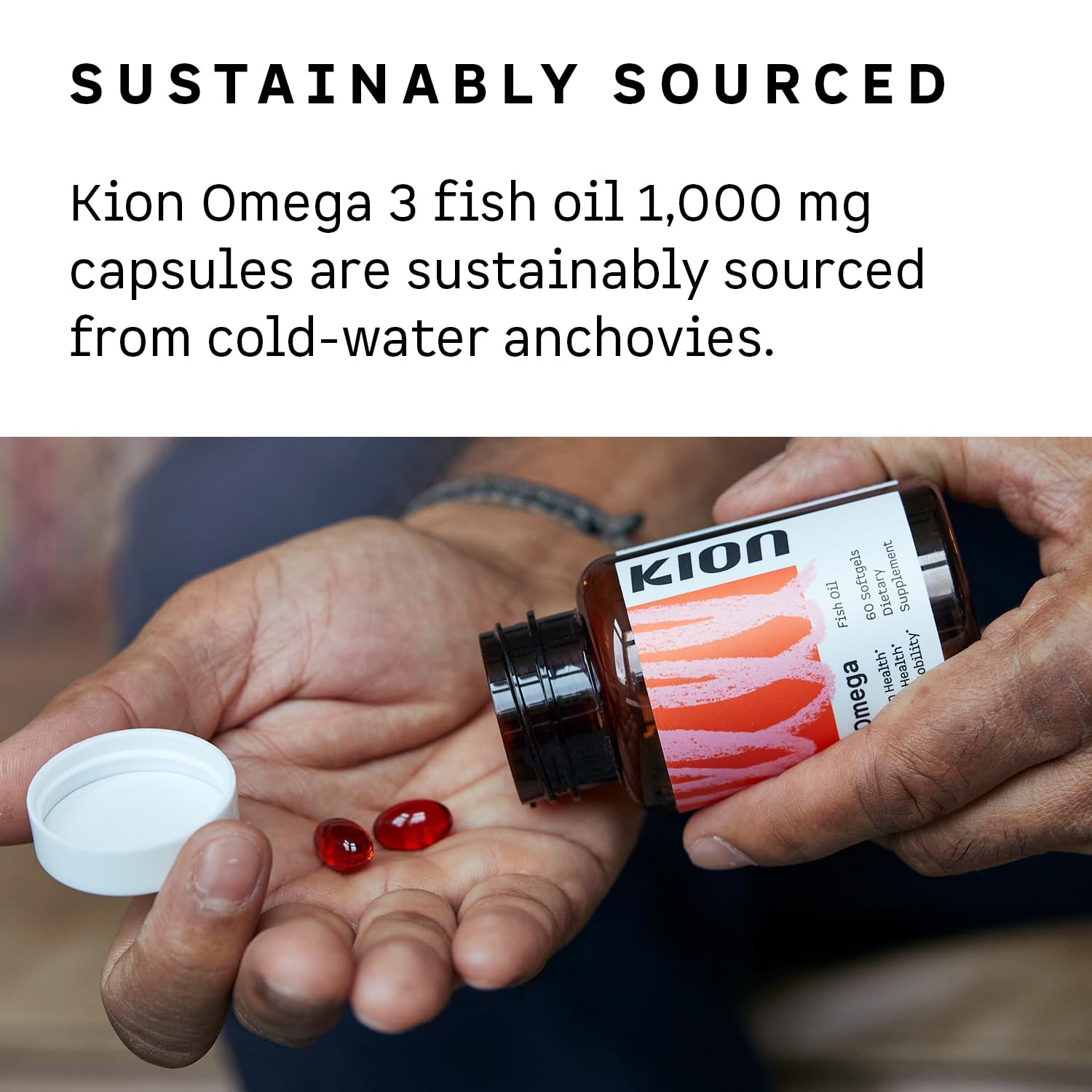 Kion Omega - Omega 3 Fatty Acid Supplements - DHA Supplements - Mini Fish Oil Softgels - Omega 3 DHA EPA Fish Oil Pills - Fish Oil 1,000 mg - 30 Servings Kion buy australia supplements
