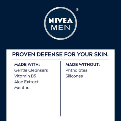 NIVEA MEN Maximum Hydration Face Wash, Face Wash with Provitamin B5 and Aloe Vera NIVEA MEN