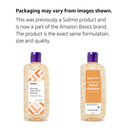 Amazon Basics Morning Fresh Facial Cleanser with Ginseng and Vitamin C, 8 fl oz Amazon Basics