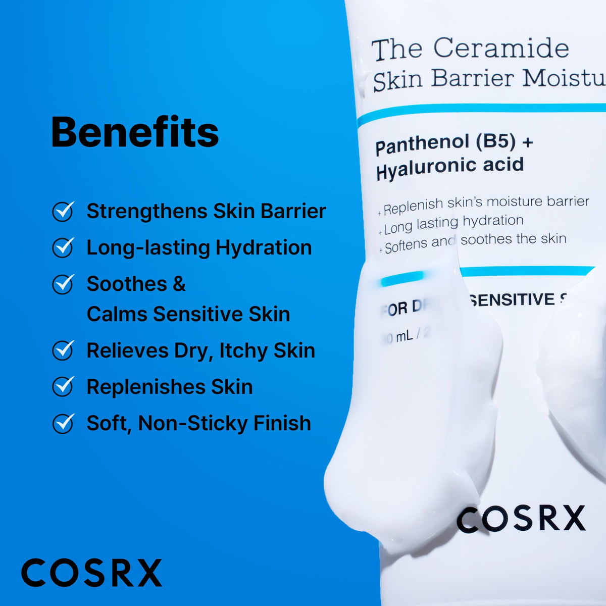 COSRX 7X Ceramide Moisturizer for Face, Barrier Repair Face Cream, 2.7oz COSRX