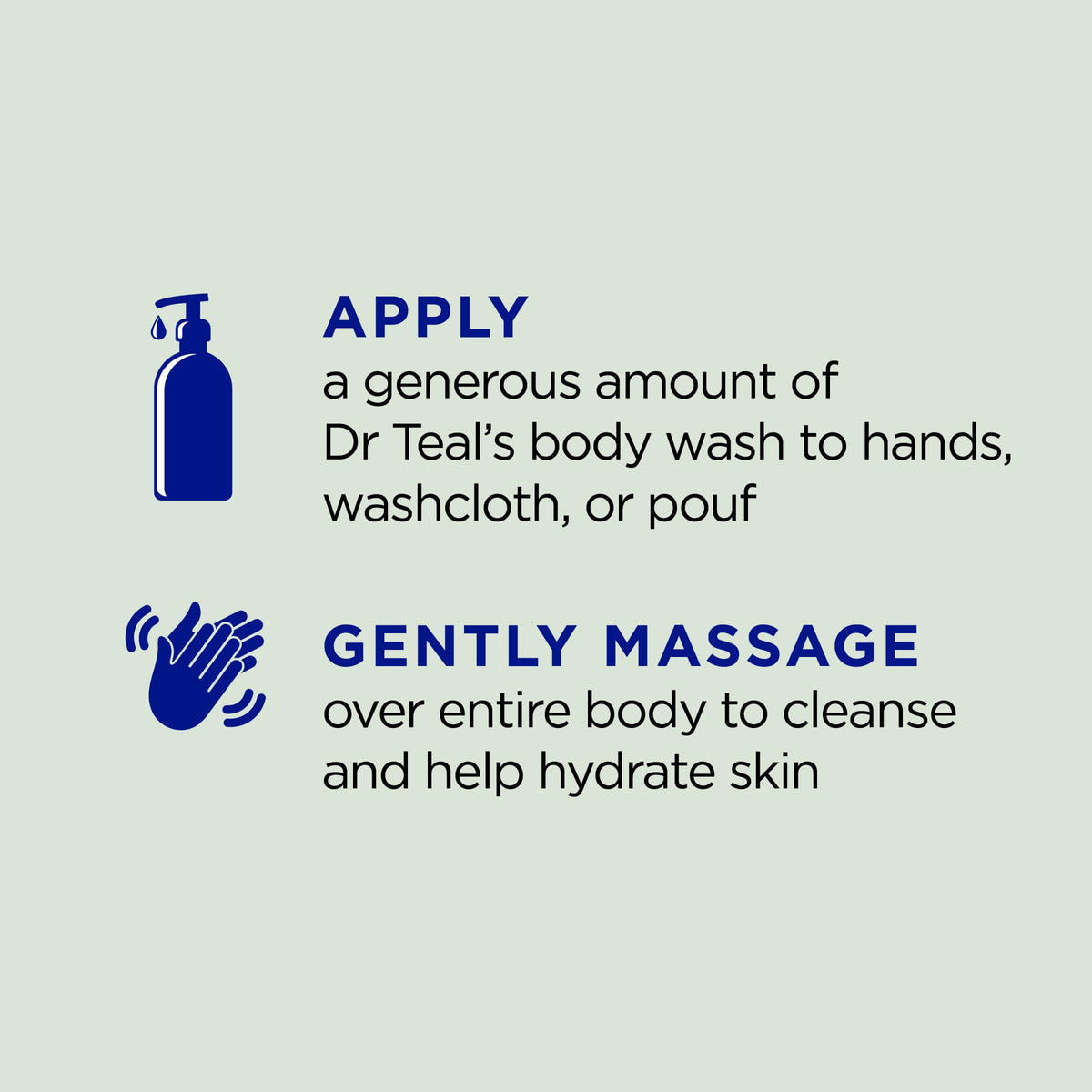 Dr Teal's Body Wash with Pure Epsom Salt, Relax & Relief with Eucalyptus & Spearmint, 24 fl oz (Pack of 2) Dr Teal's