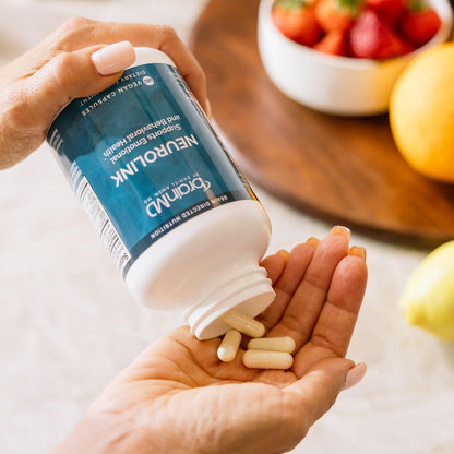 BRAINMD Dr Amen NeuroLink - 180 Capsules - Promotes Optimal Brain Function, Focus & Concentration - Gluten Free - 45 Servings