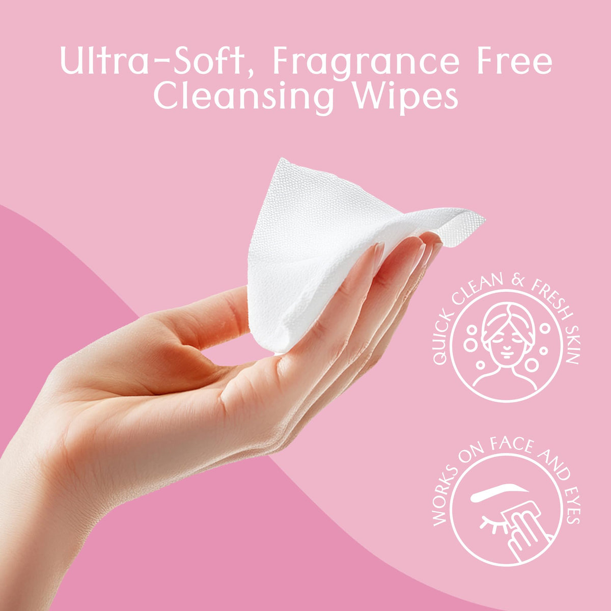 Air Jungles Pink Micellar Makeup Remover Wipes 25 Ct, Individually Wrapped Air Jungles