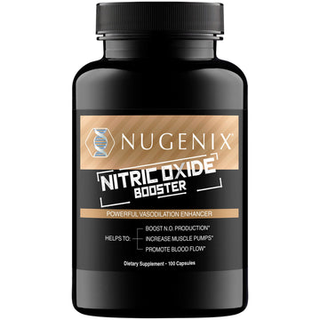 Nugenix Nitric Oxide Booster Supplement - Nitric Oxide Flow, L-Arginine, L-Citrulline, Pine Bark Extract - Vasodilator - 100 Capsules Nugenix buy australia supplements