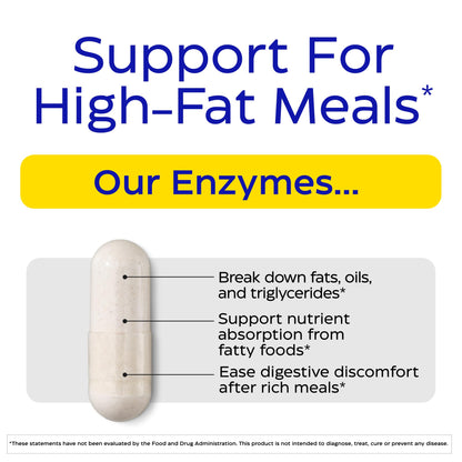 Enzymedica Lypo Gold - Protease, Amylase & Lipase Digestive Enzymes for Women & Men, Enzyme Supplement for Fat Digestion, Gut Health & Gallbladder Support, Helps Gas & Bloating, Gluten Free - 60 Caps Gsupps Australia