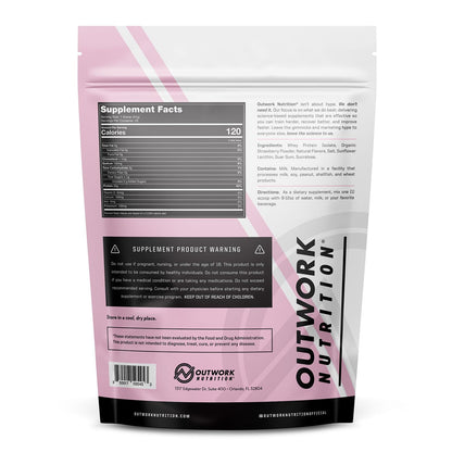 Outwork Nutrition Whey Isolate Protein Powder - Accelerates Muscle Building & Recovery - Low Lactose, Gluten-Free - Post Workout Supplement - Enhanced Protein Synthesis, Vanilla, 1.6lbs