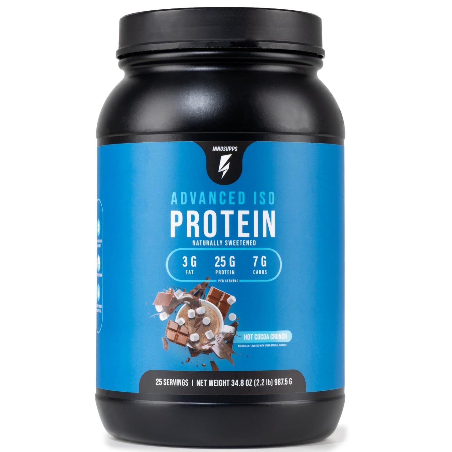 InnoSupps Advanced Iso Protein | 100% Whey Isolate Protein Powder | No Artificial Sweeteners| Low Fat, Low Carbs | 25g of Protein | Hormone Free, Gluten Free, Soy Free |(Caramel Coconut Cookie)
