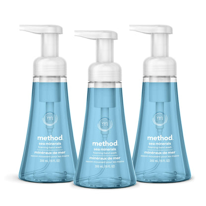 method Foaming Hand Wash, Sea Minerals, 10 fl oz, 3 pack Method