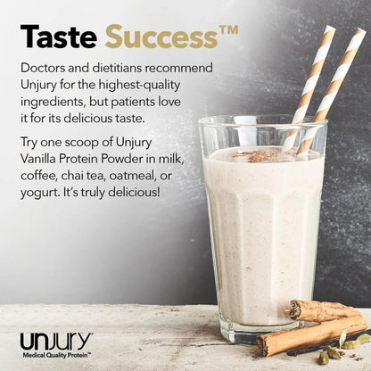 Unjury Whey Protein Powder | Vanilla | 21g 100% Whey Isolate Protein Powder | Low Carb and Lactose Free | Gluten Free | Certified Kosher | 15 Servings Unjury