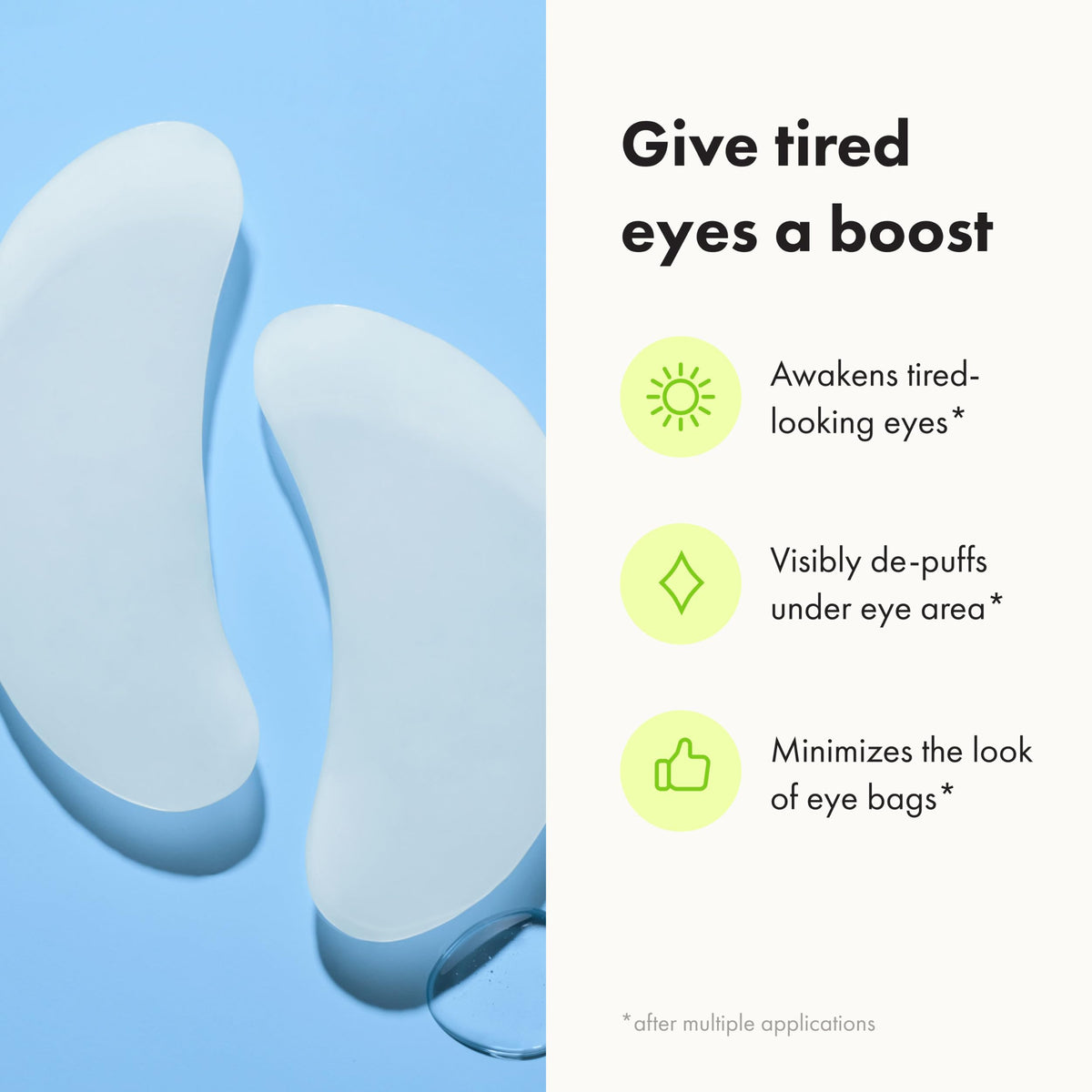 HERO COSMETICS Mighty Patch for Tired Eyes Patches, 6 Count Mighty Patch